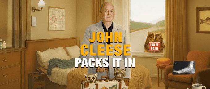 John Cleese Packs It In